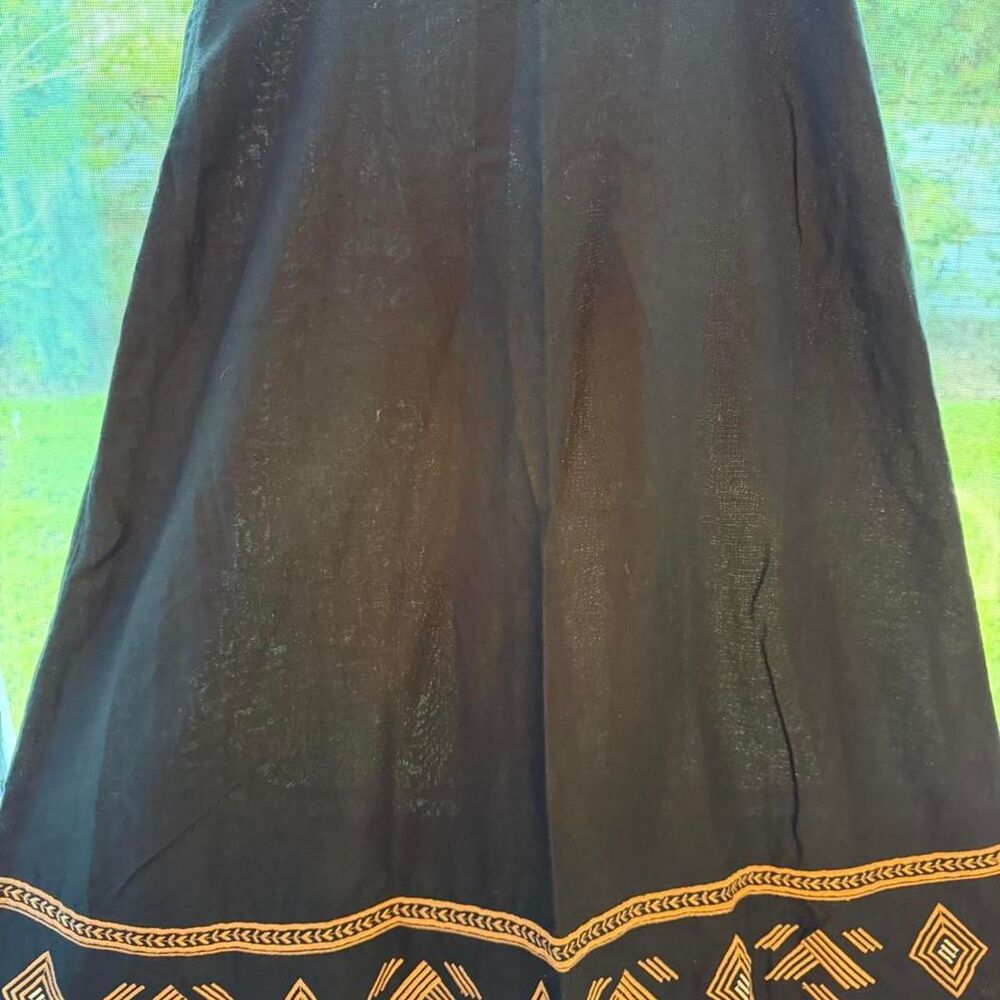 Banana-republic Women's Black and Navy Skirt